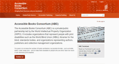 Desktop Screenshot of accessiblebooksconsortium.org